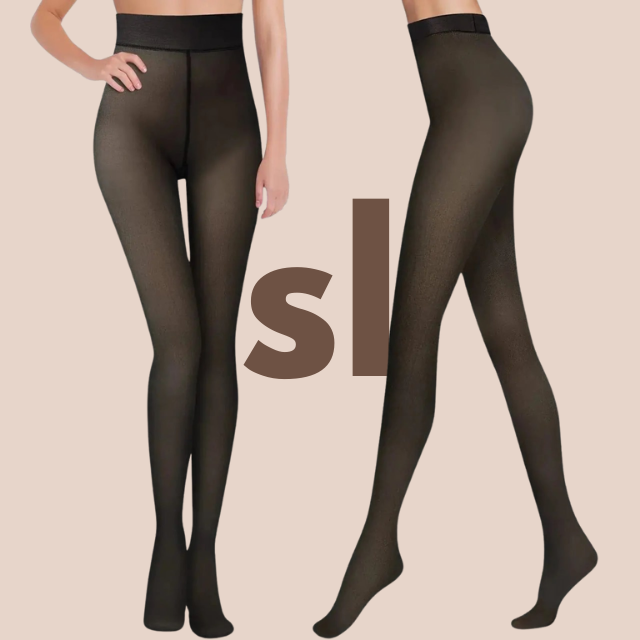 Fleece Lined Tights - One Size Fits Most (30% Off)